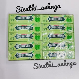 Kẹo Gun Hương Bạc Hà Doublemint Wrigley's thanh 13,5g