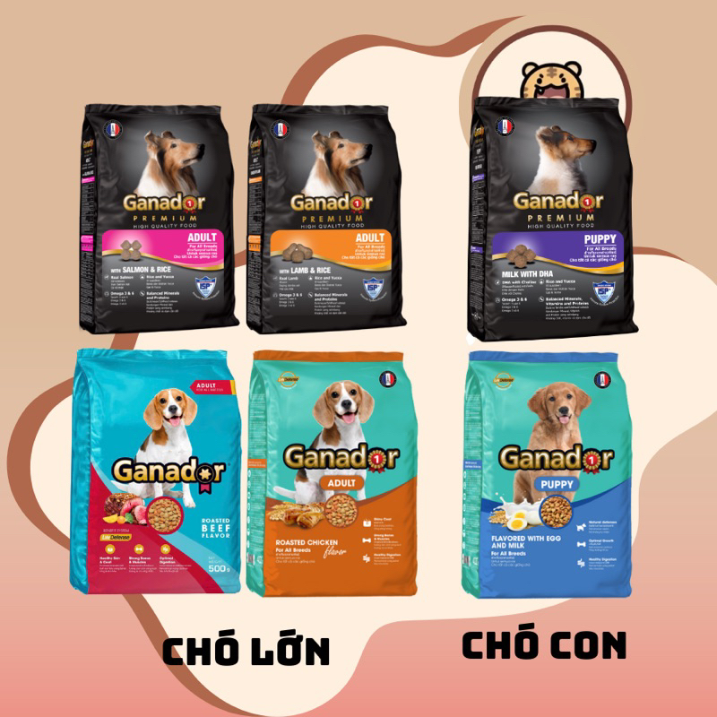 3kg - Thức ăn GANADOR cho chó