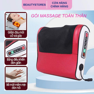 Gối Massage Cổ Vai Gáy Hồng Ngoại Máy Massage Vai Gáy Toàn Thân Tại Nhà giúp thư giãn khí huyết