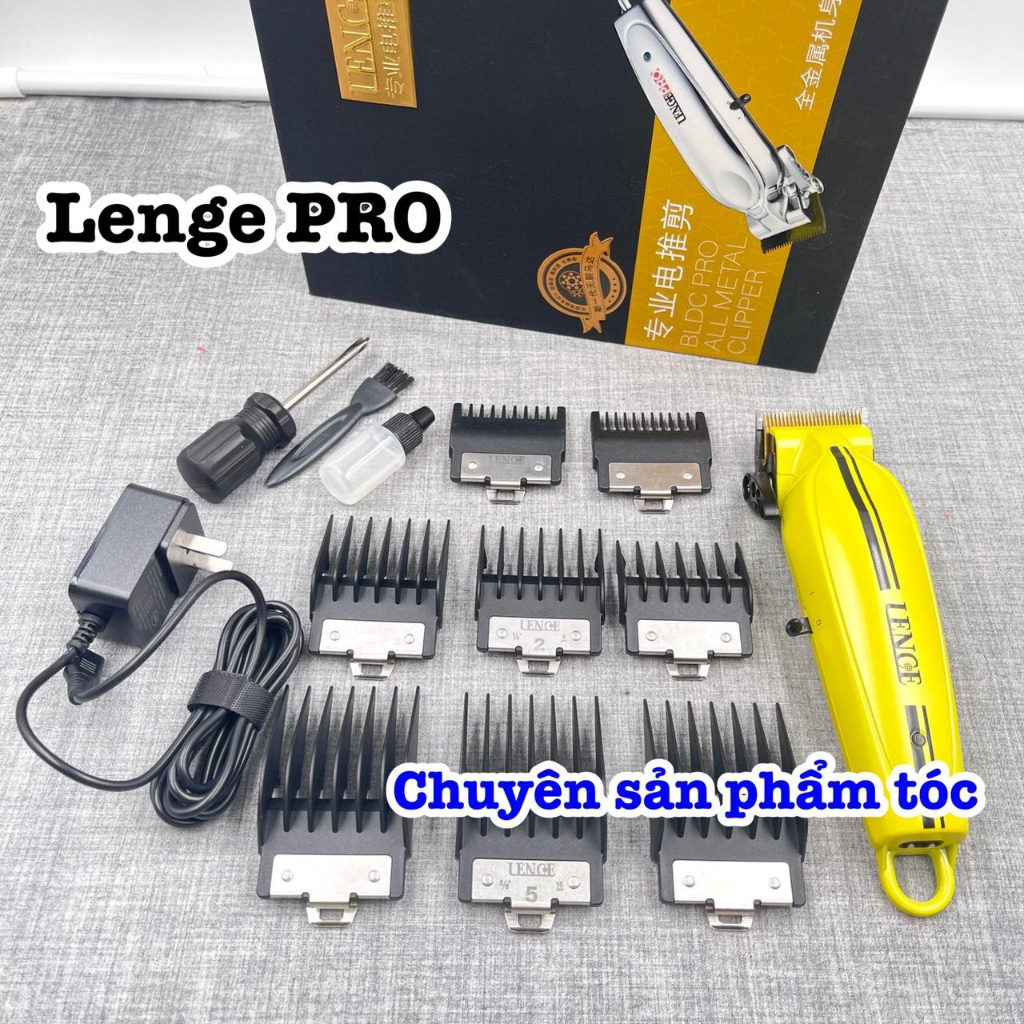 Tông Đơ Cắt Tóc Cao Cấp LENCE Pro Yellow