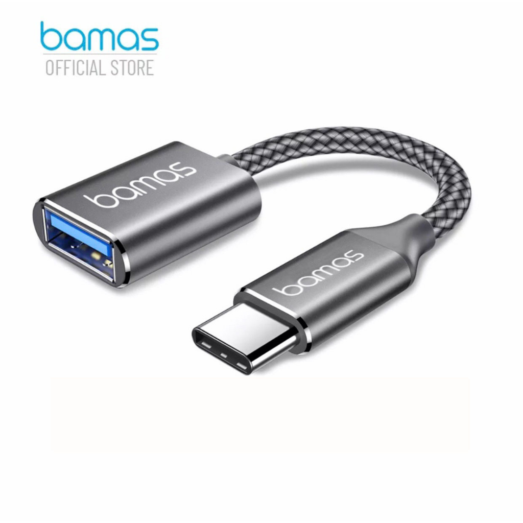 Cáp Chuyển Đổi Type C Sang Usb 3.0 BAMAS BC022 - Cáp OTG Type C Tương Thích Với Các Thiết Bị Có Cổng Type C