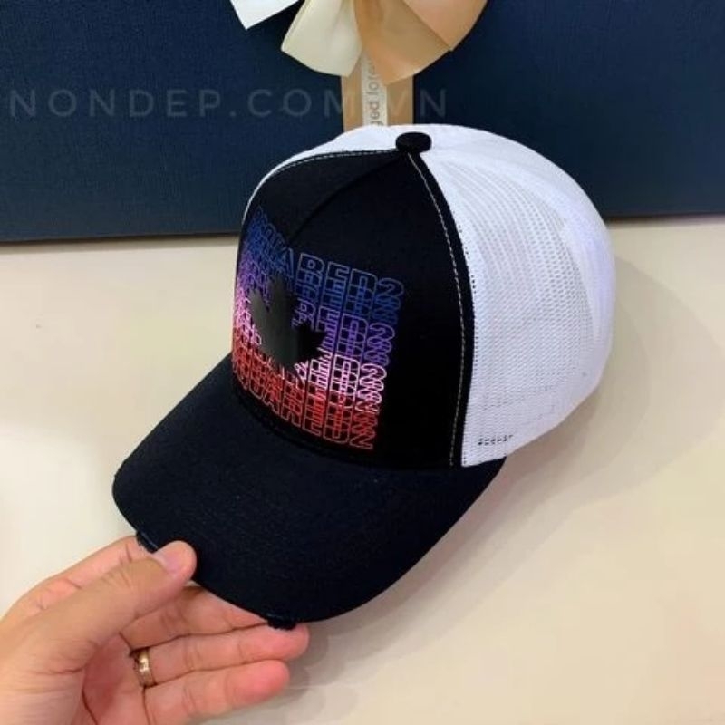 Mũ Dsq2 dạng lưới logo lá cho các dân chơi