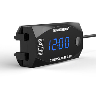 Đồng hồ đo volt ắc quy 2 in1 votl và giờ