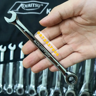 Cờ lê tròng tự động hãng Kouritsu Nhật Bản các cỡ từ 8mm đến 21mmmm - cờ lê tròng cóc, cờ lê lắc, chìa khóa vòng miệng