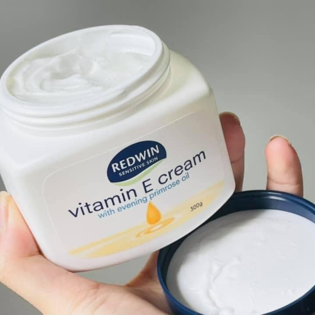 Kem dưỡng ẩm Redwin Vitamin E Cream 300g Úc - Kem dưỡng da Vitamin E luôn ẩm mướt, mịn màng, phục hồi và bảo vệ làn da