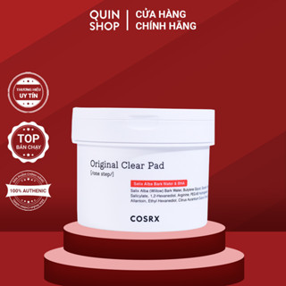 Toner Pad Tẩy Da Chết Hóa Học Giảm Mụn, Se Khít Lỗ Chân Lông Cosrx One Step Original Clear Pad 70 miếng