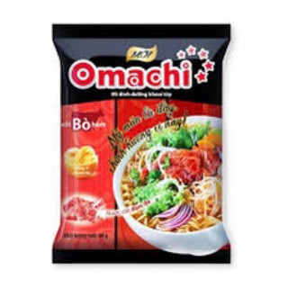 Lẻ 1 gói mì omachi các vị