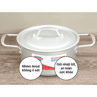 Nồi nhôm anod sunhouse 16cm - 22cm