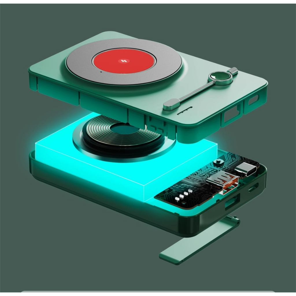 Sạc Dự Phòng Không Dây Dung Lượng 10.000mAh