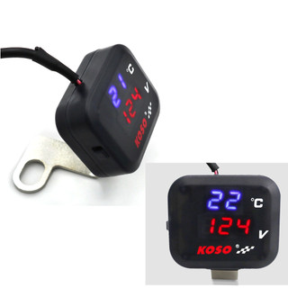 Đồng Hồ Đo Volt 3 Chức Năng Ko.so Gắn Xe Máy [ 1 Chiếc ]