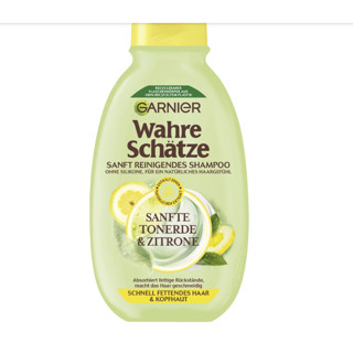 Dầu gội Garnier Wahre Schatze Tonerde & Zitrone dành cho tóc nhờn