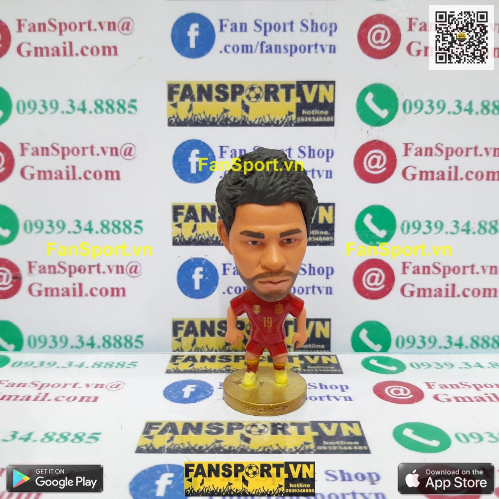 Tượng cầu thủ bóng đá Diego Costa 19 Chelsea Atletico Madrid Spain 2013 2014 2015 home blue kodoto soccerwe prostars