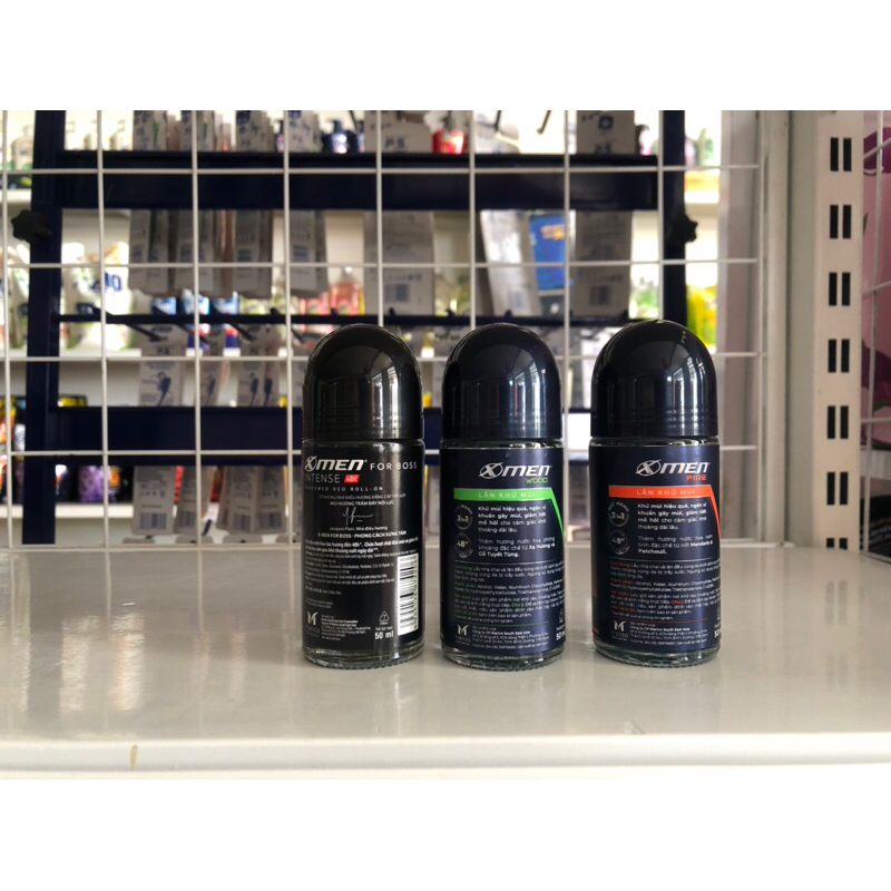 Lăn khử mùi X-Men For Boss, Wood, Fire  50ml