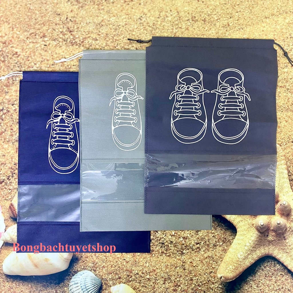 Túi vải đựng giày dép, túi xách, đồ thể thao đa năng SIZE LỚN 44 x 32 CM P020 - TÚI VẢI ĐỰNG GIÀY DÉP