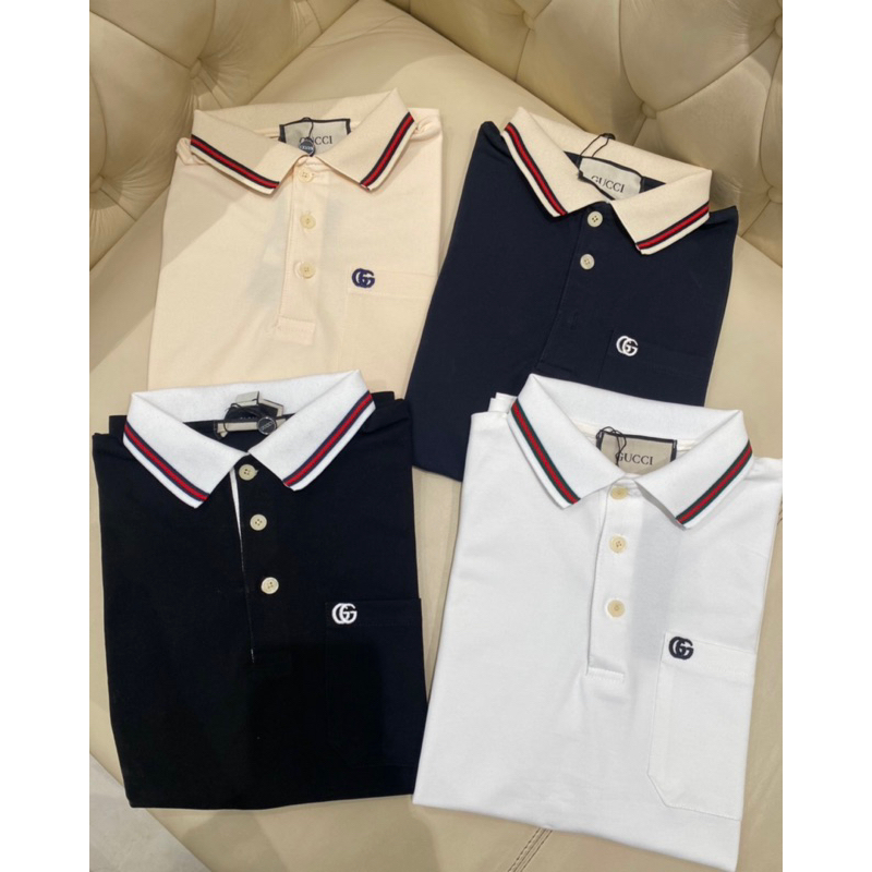 Áo Polo Nam Trơn Viền G.C Phối Cổ Màu Siêu Đẹp - Áo Polo Nam G.C Lịch Lãm