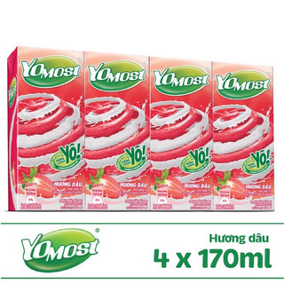 Sữa chua yomost cam dâu