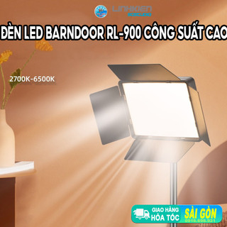 Đèn led barndoor vuông rl-900 trợ sáng chụp ảnh studio quay phim