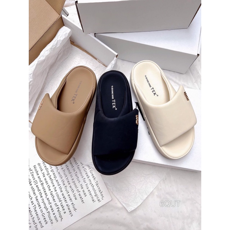 Dép Bánh Mì Da Trơn To Chuẩn Cao Cấp Sang Êm Đẹp