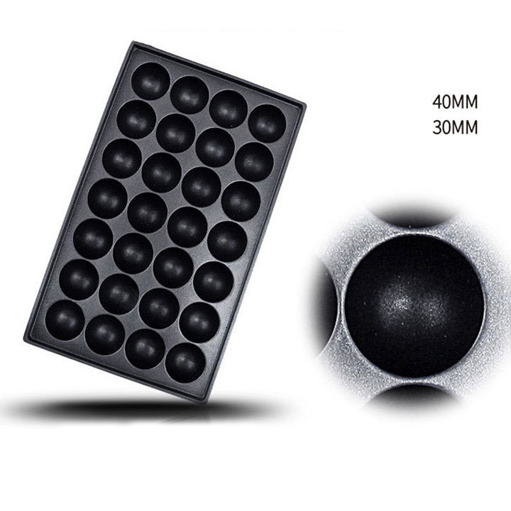 Máy làm bánh bạch tuộc takoyaki Nhật Bản BTĐ28 dùng điện khuôn 28 lỗ - Bảo hành 12 tháng - Máy làm bánh công nghiệp loại