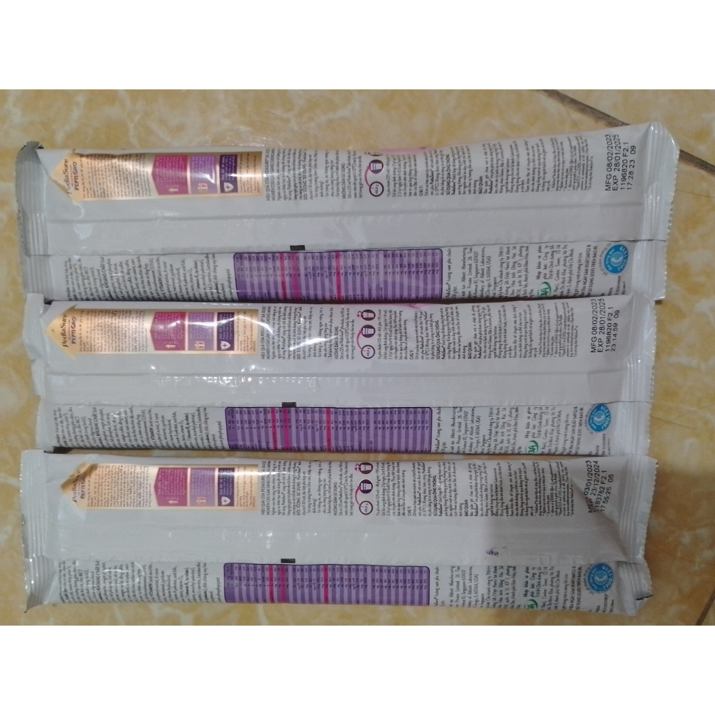 Combo 10 gói sữa bột pediasure dạng gói 49g