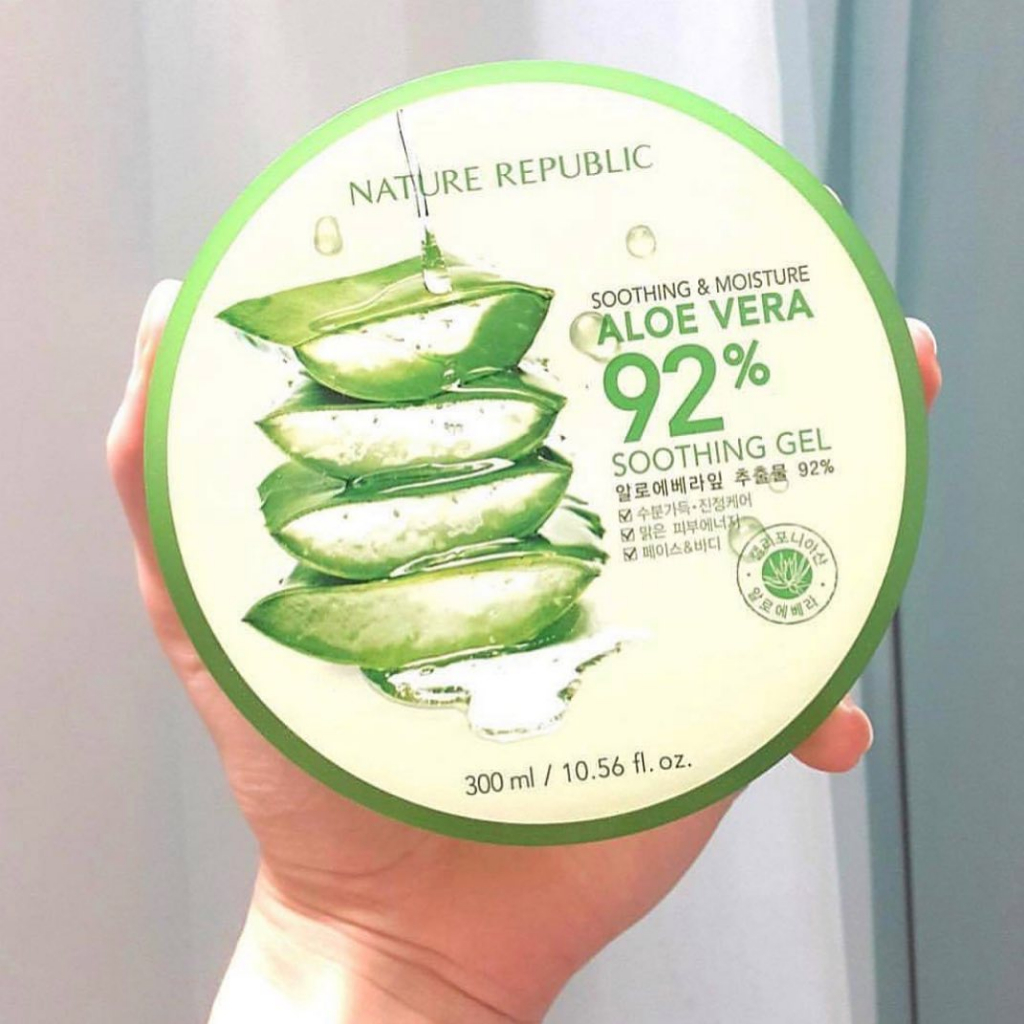 Gel Dưỡng Ẩm Nature Republic Soothing & Moisture Lô Hội 92% 300ml