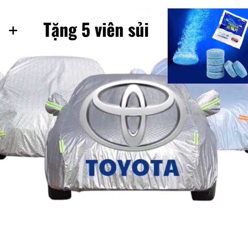 Bạt Phủ Xe Ô Tô Toyota Vios, Altis, Camry, Fortuner, Innova, Yaris, Ru