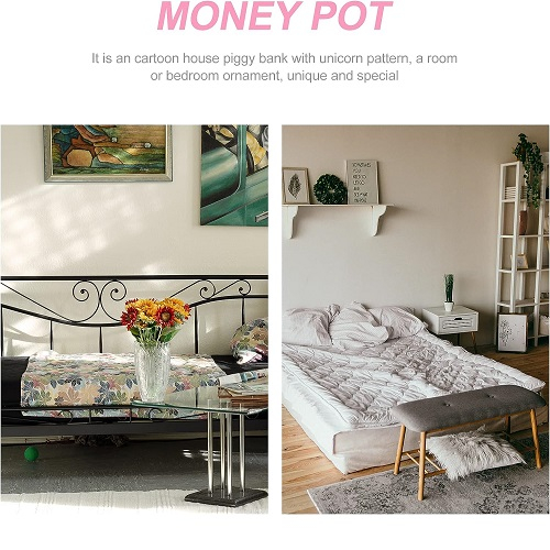 Két Sắt Tiết Kiệm Có Khóa Mini Cho Bé Hình Ngôi Nhà Xinh Xắn