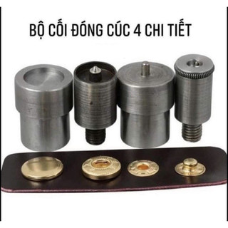 Bộ khuôn / cối dùng ép nút bấm 4 thành phần