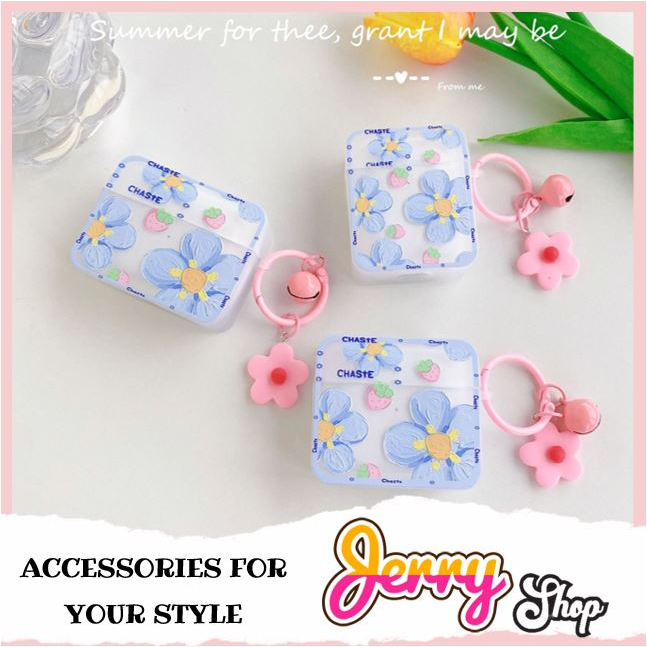 Vỏ Đựng Ốp Case Hoa Bảo Vệ Tai Nghe Không Dây Chống Va Đập 1/2,3,Pro - Jerry Shop