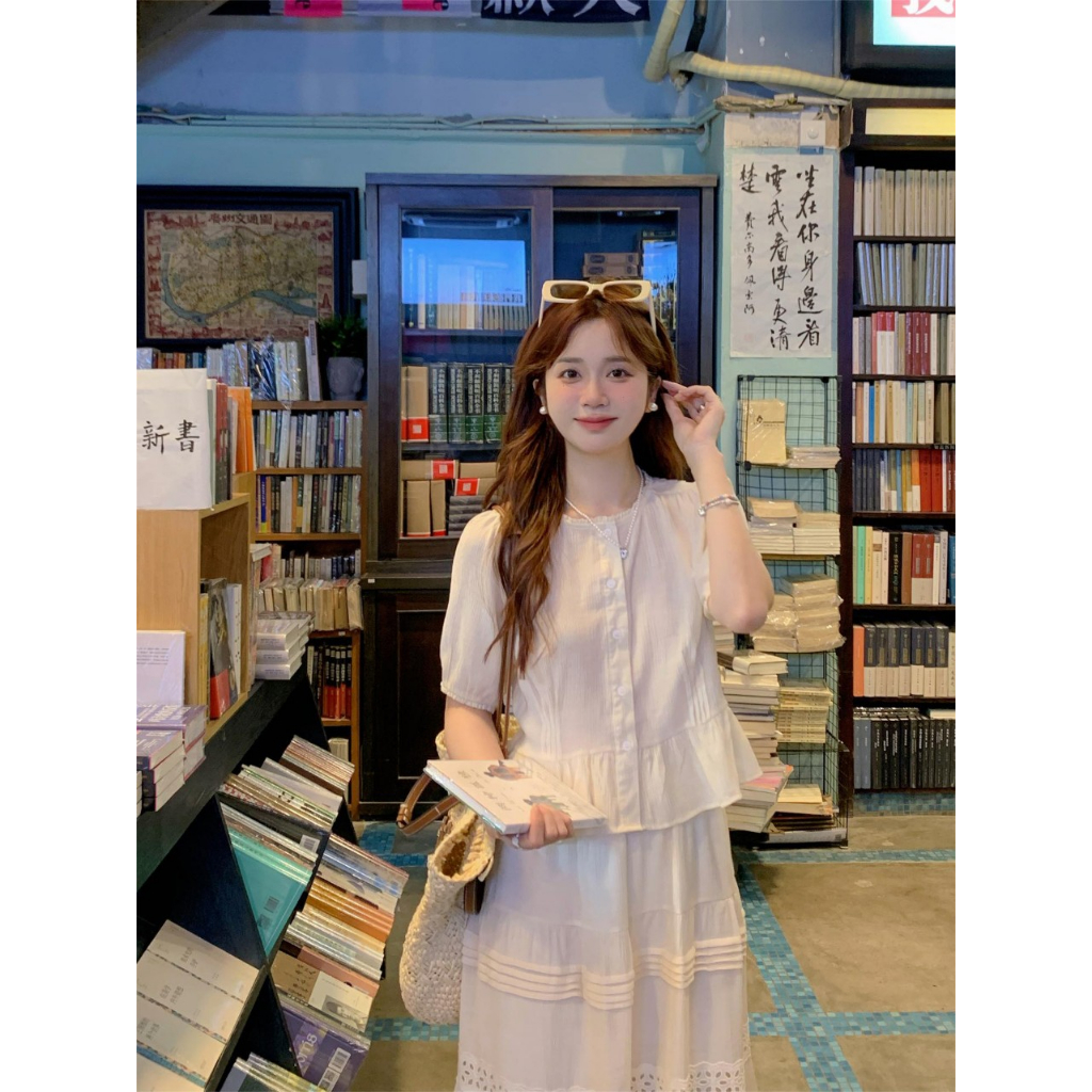 Set Áo Và Chân Váy Kirin - Set Váy Lụa Tơ Mềm Mịn