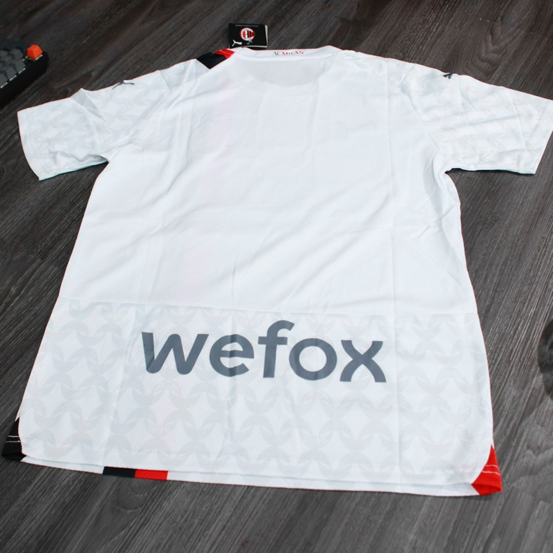 Bộ quần áo bóng đá CLB AC Milan màu trắng mùa 23/24- Hàng cao cấp Thailand