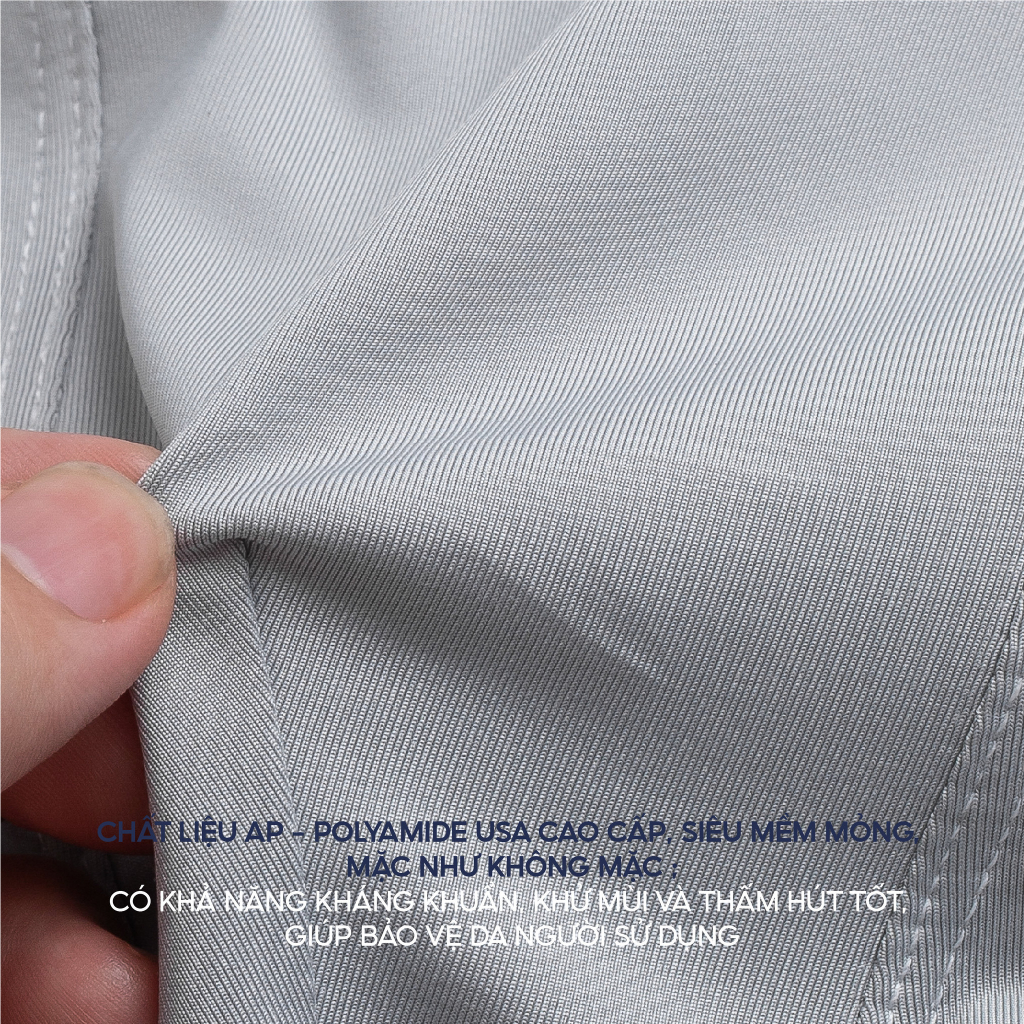 Quần sịp đùi Boxer nam GRAYHOMME vải dệt kim kháng khuẩn thấm hút cao cấp 100% thông hơi thoáng khí UP303