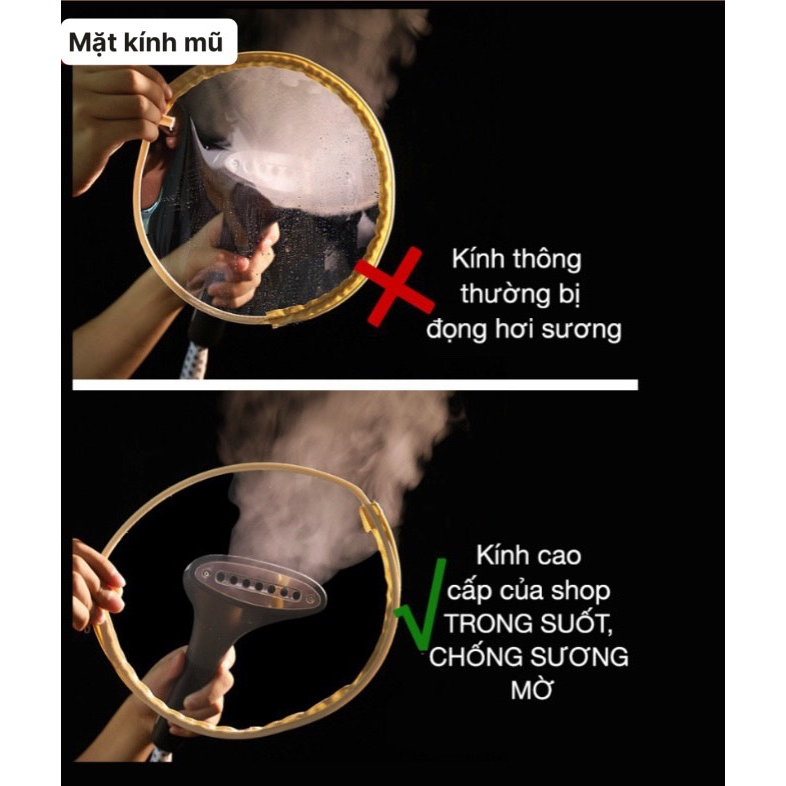 Mặt kính Mica rời thay thế cho Mũ lông cừu trùm đầu