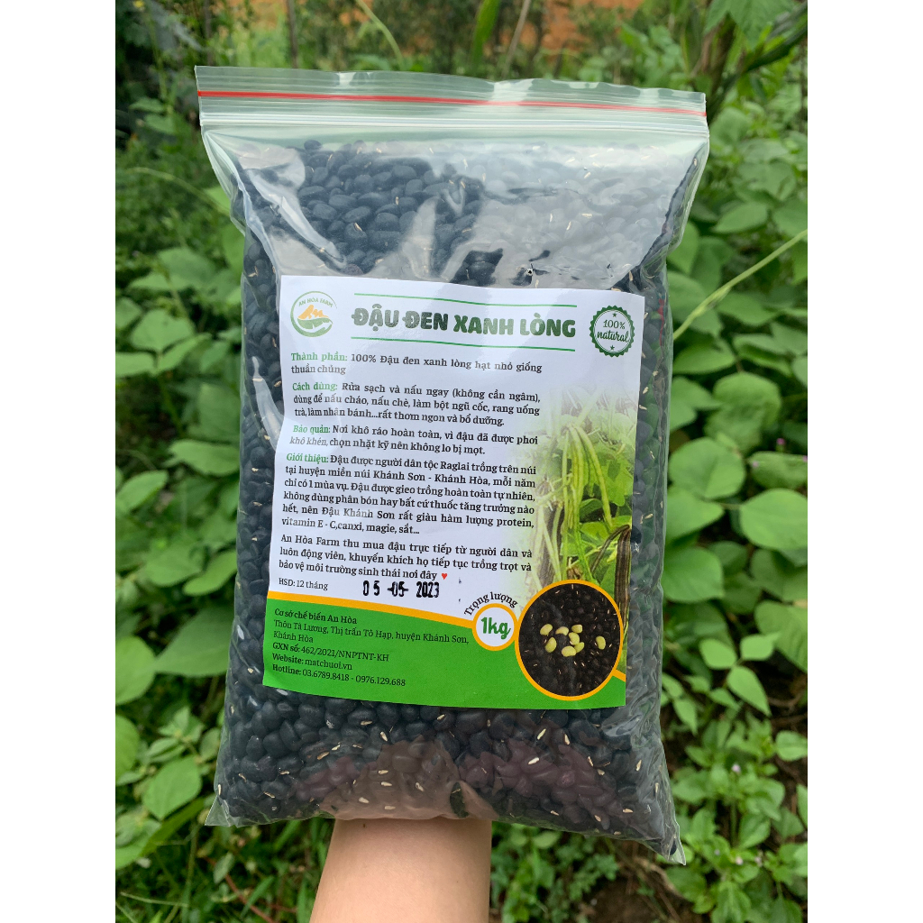 Đậu đen xanh lòng An Hòa gói 1000gr HSD 12 tháng