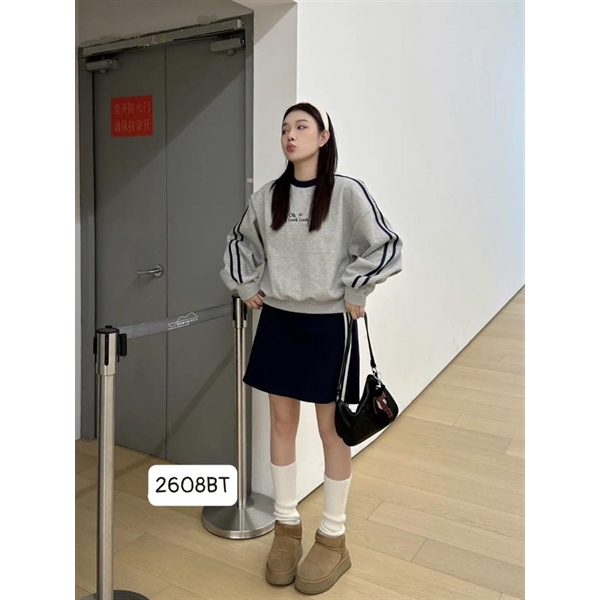 Bộ Nỉ Nữ Thun Co Giãn 2608BT