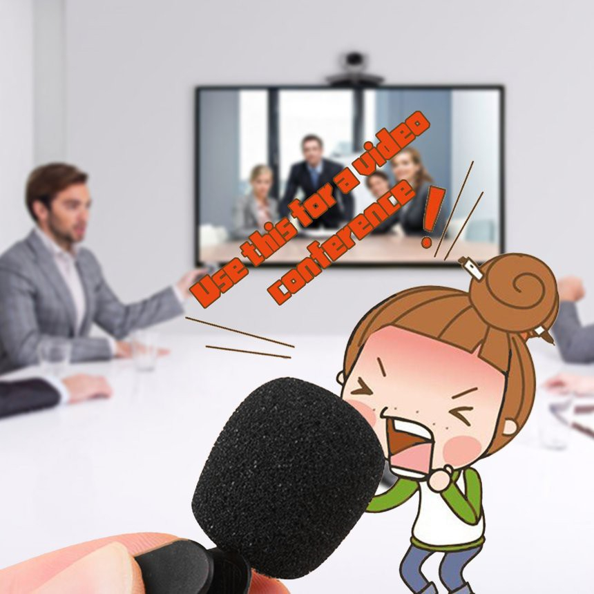 Micro cài áo jack 3.5mm quay video livestream cho PC Laptop, điện thoại