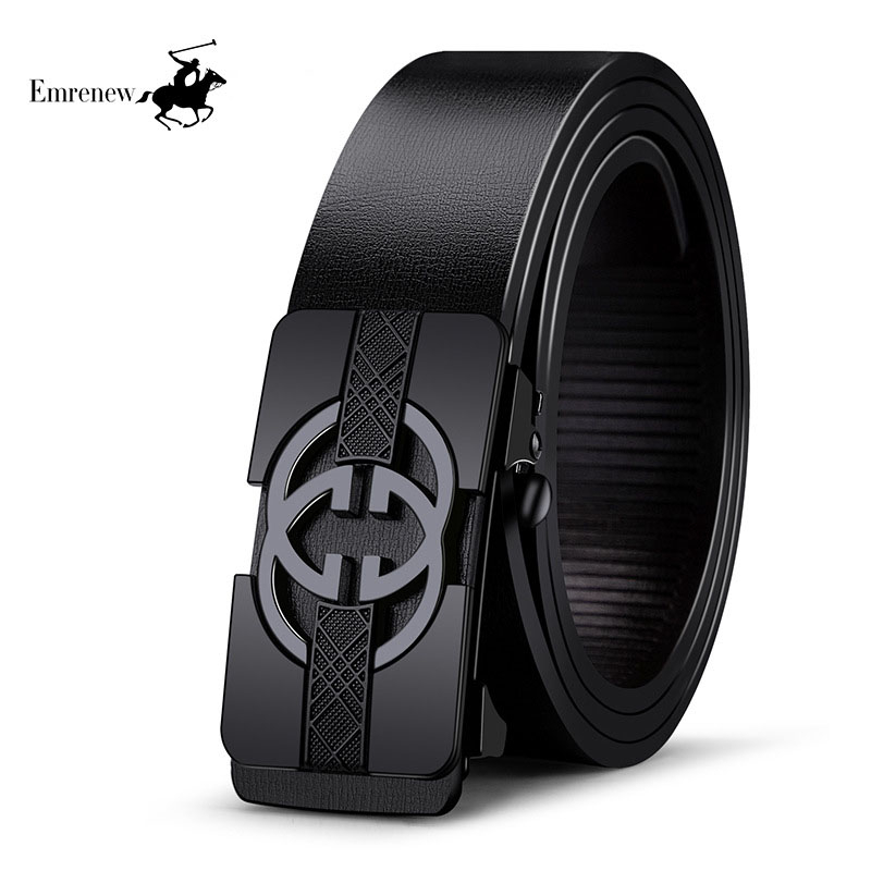 Thắt lưng nam da bò thật 2 lớp khóa hợp kim tự động, Dây lưng nam sang trọng cá tính TL351