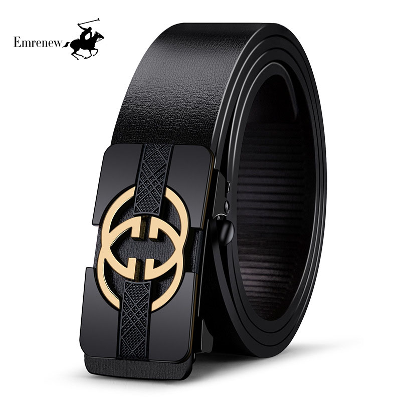 Thắt lưng nam da bò thật 2 lớp khóa hợp kim tự động, Dây lưng nam sang trọng cá tính TL351