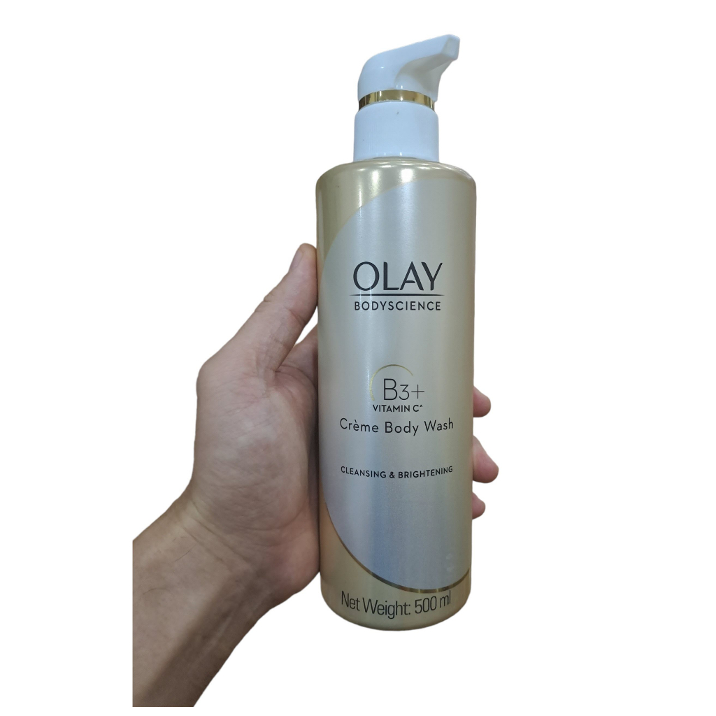 Sữa tắm trắng da dưỡng ẩm Olay Body Science B3 + Vitamin C , Peptide Creme Body Wash 500ml