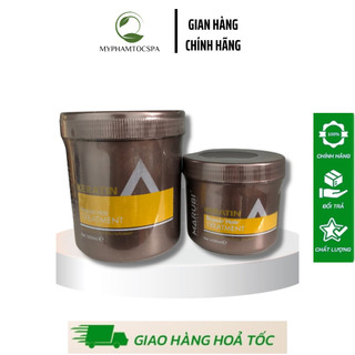 Kem Hấp Ủ Tóc Keratin Marubi Treatment Phục Hồi Mềm Mượt 435ML Myphamtocspa
