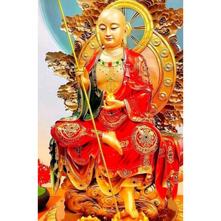Tranh đính đá 5d-mẫu tranh phật ngài địa tạng đẹp