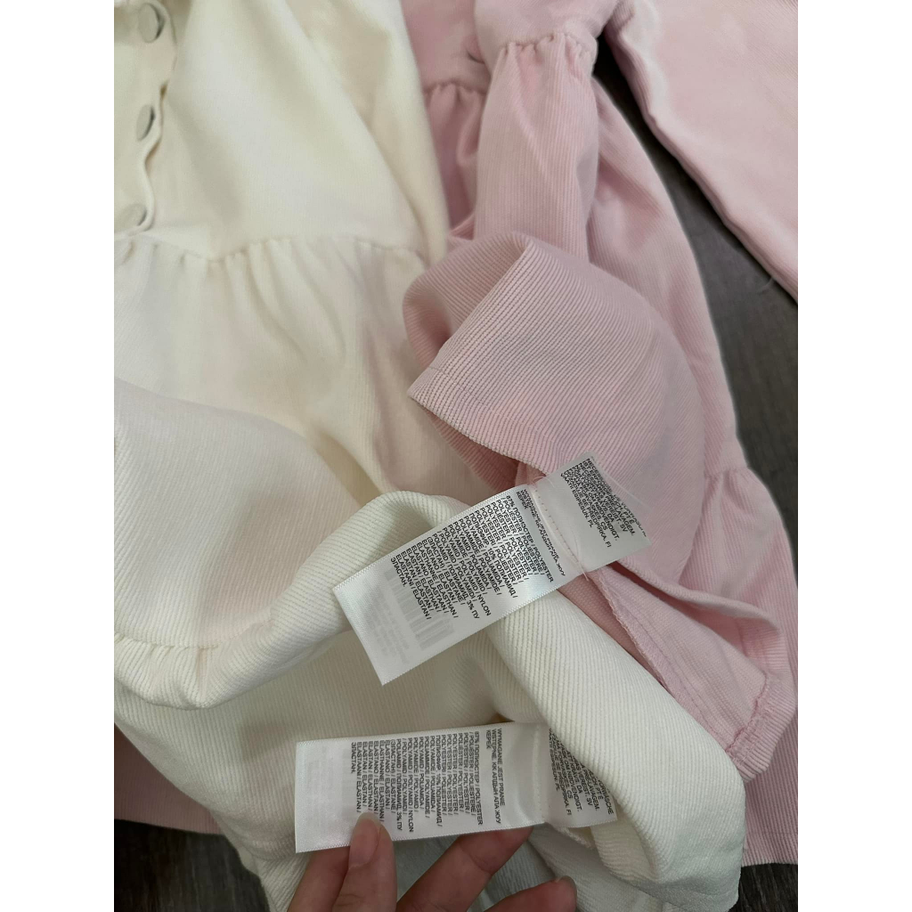 Váy nhung tăm polo GzJ bé gái