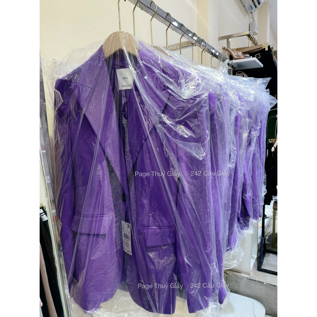 Áo vest MG tím, đen xuất dư Thời trang công sở Thuygiayvnxk