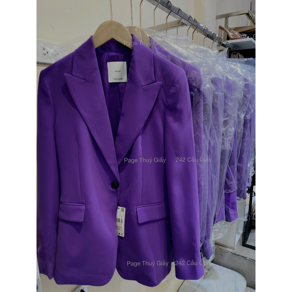 Áo vest MG tím, đen xuất dư Thời trang công sở Thuygiayvnxk