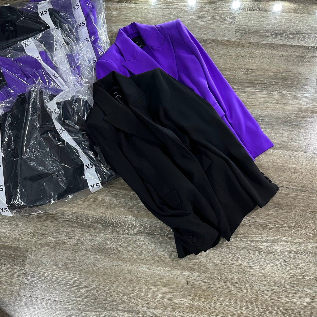 Áo vest MG tím, đen xuất dư Thời trang công sở Thuygiayvnxk