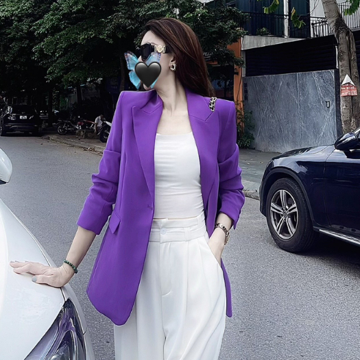 Áo vest MG tím, đen xuất dư Thời trang công sở Thuygiayvnxk