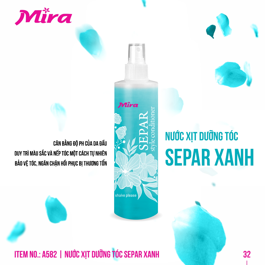 Nước Dưỡng Tóc Xanh Mira Separ (430ml) A582