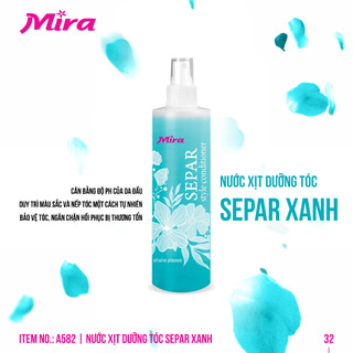 Nước dưỡng tóc xanh mira separ a582