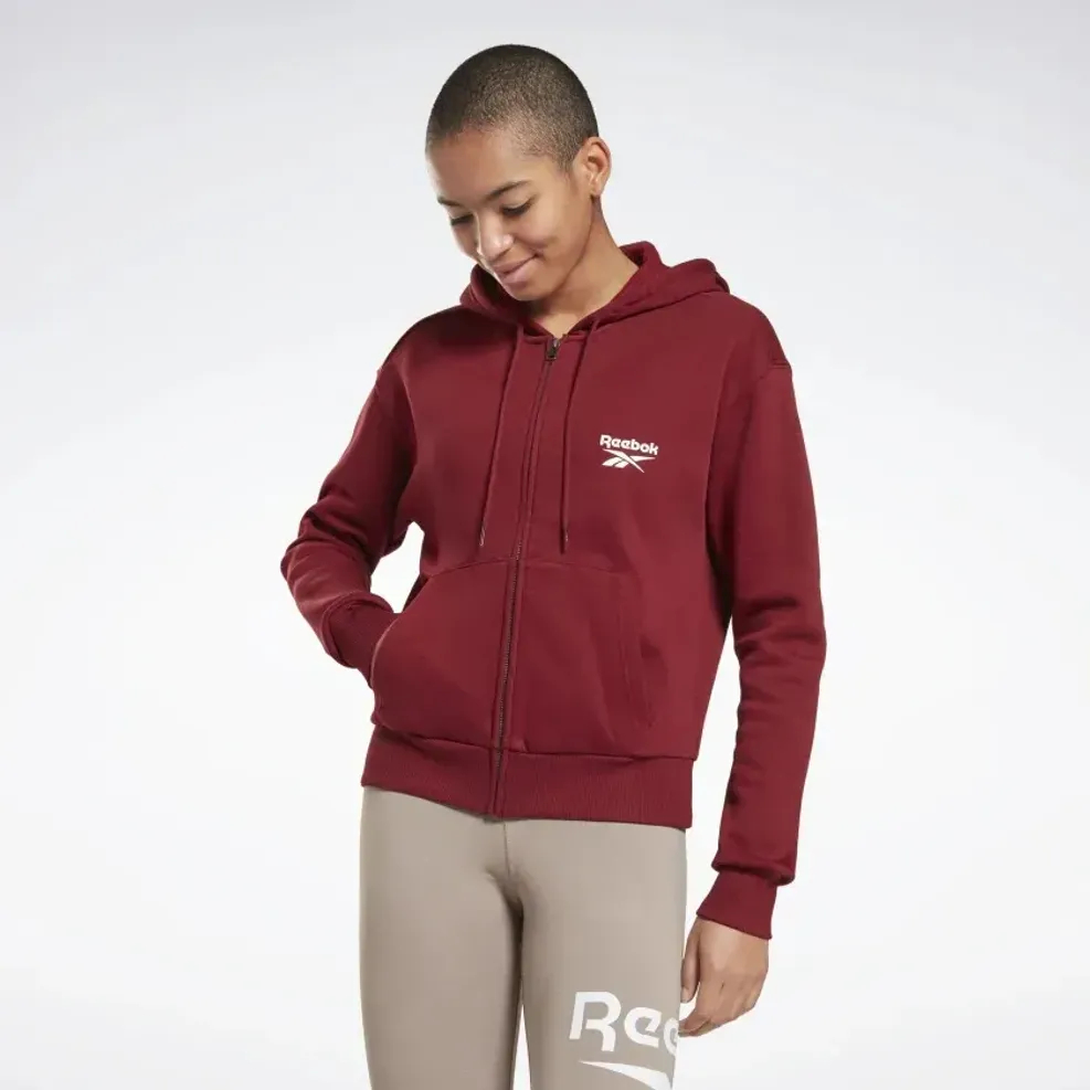 REEBOK ÁO NỮ IDENTITY ZIP-UP HOODIE HI3846