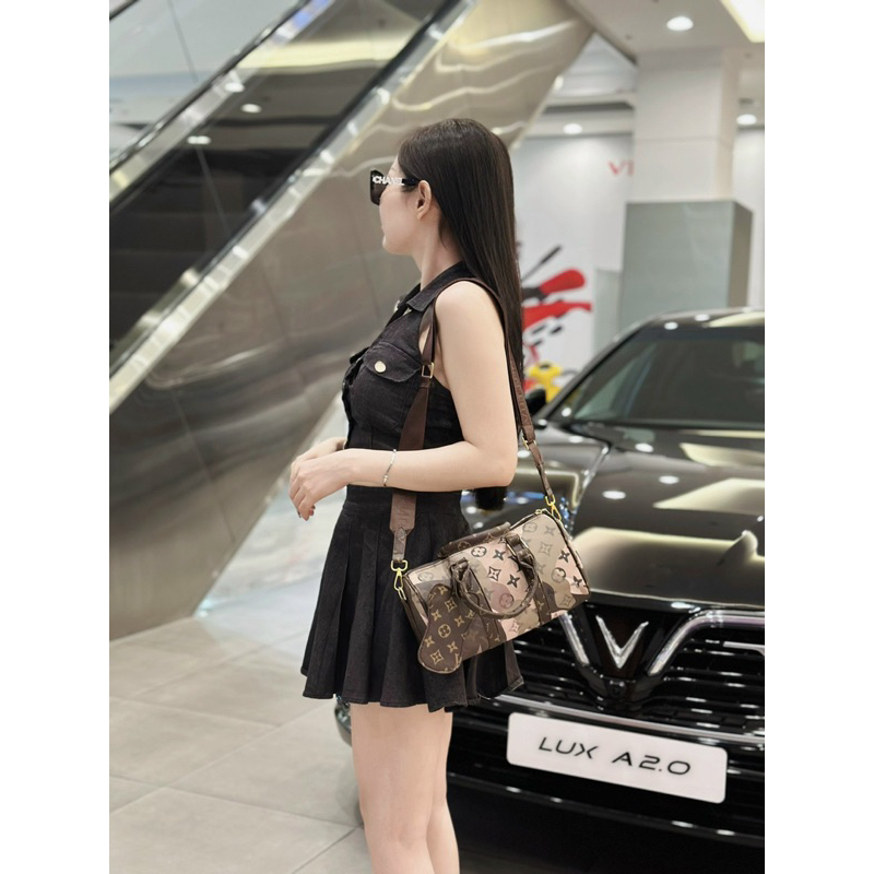 Túi trống set LV bản dây to chắc chắn hothit sz 24